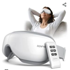 Eye heating massager for migraines